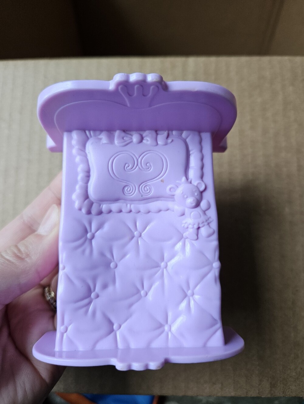 💚5/$15 Purple Replacement Princess Bed Fisher-Price Little People